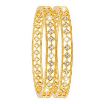 White Gold Bangles